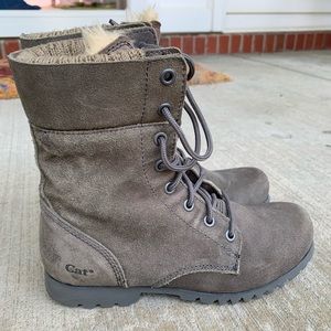 caterpillar fur lined boots